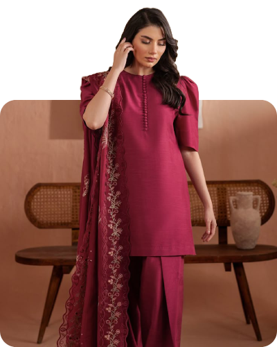 Short Shirt with Fershi Shalwar